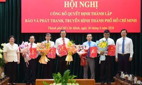 Công bố quyết định thành lập Báo và Phát thanh, Truyền hình TPHCM