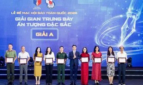 Báo điện tử Chính phủ đạt giải A - Gian trưng bày Ấn tượng đặc sắc tại Hội Báo toàn quốc 2026