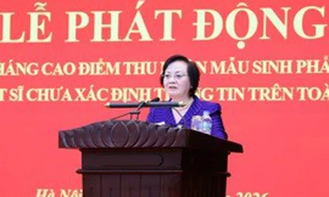 Phó Thủ tướng Phạm Thị Thanh Trà phát động cao điểm thu nhận ADN, mở thêm cơ hội xác định danh tính liệt sĩ