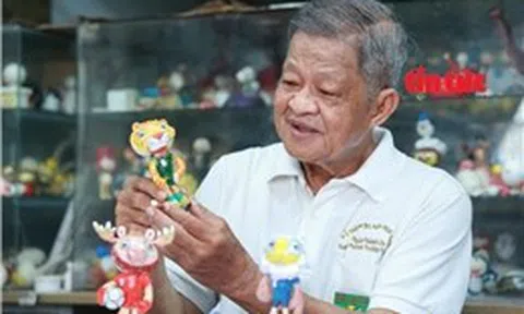 Thầy giáo U75 biến vỏ trứng thành linh vật World Cup 2026