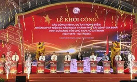 Tp. Hồ Chí Minh khởi công 8 dự án trọng điểm chào mừng 50 năm Thành phố mang tên Bác