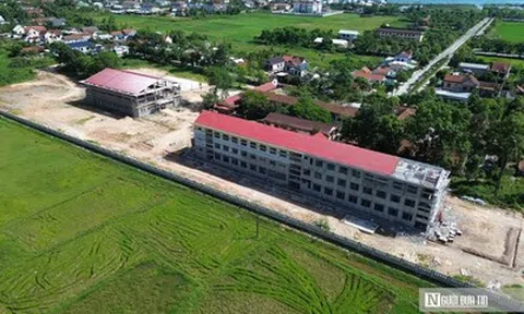 Dang dở sau nhiều tháng trễ hẹn, dự án trường học ở Huế “chạy đua” trước thềm năm học mới