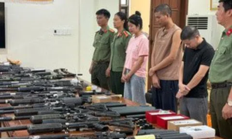 Công an Quảng Trị triệt phá đường dây chế tạo, mua bán vũ khí quân dụng quy mô lớn