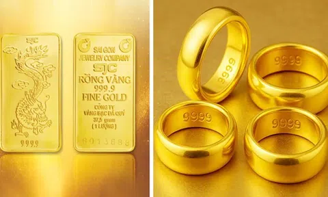 Giá vàng hôm nay (10/7): Vàng miếng SJC và nhẫn biến động bất ngờ, neo ở vùng giá cao