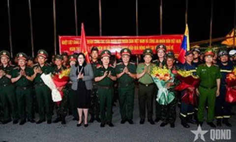 Đoàn cứu hộ, cứu nạn Việt Nam trở về nước, hoàn thành nhiệm vụ tại Venezuela
