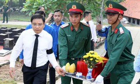 Xúc động lễ viếng, truy điệu, an táng 63 hài cốt liệt sĩ tại Đồng Nai