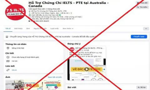 Cảnh giác thủ đoạn lừa đảo dưới hình thức thi hộ chứng chỉ IELTS, PTE
