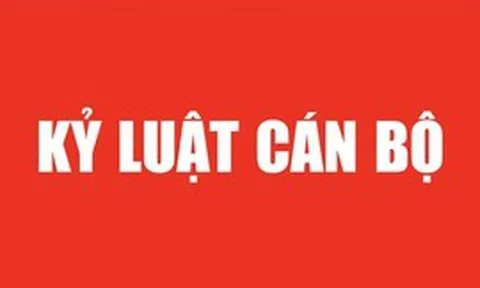 Kỷ luật cảnh cáo 2 nguyên lãnh đạo tỉnh