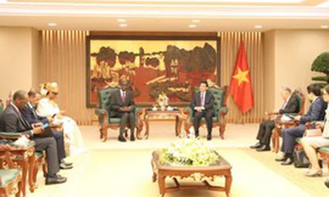 Đại tướng Phan Văn Giang tiếp Bộ trưởng, Tổng Thư ký Chính phủ Mauritania