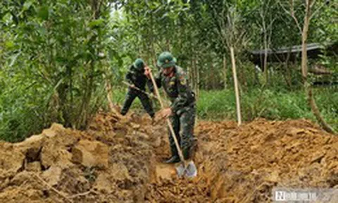 Bóc từng lớp đất tìm liệt sĩ còn nằm lại ở Câu Nhi