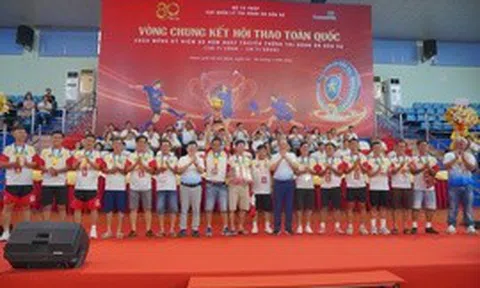 Bế mạc Vòng chung kết Hội thao kỷ niệm 80 năm Ngày truyền thống Thi hành án dân sự
