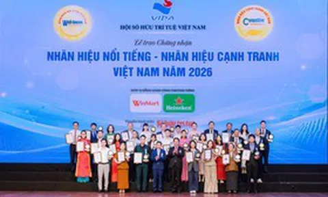 Nhà xuất bản Giáo dục Việt Nam được vinh danh trong "Top 20 Nhãn hiệu nổi tiếng Việt Nam" năm 2026