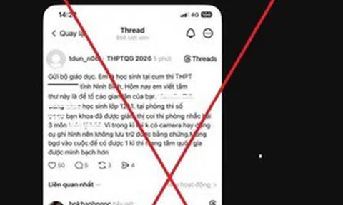 Công an Ninh Bình thông tin vụ "tố" gian lận thi tốt nghiệp THPT