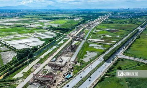 Hình hài tuyến Vành đai 4 dài gần 60km đi qua Hà Nội