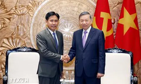 Tổng Bí thư, Chủ tịch nước Tô Lâm tiếp Chánh án Tòa án nhân dân Tối cao Lào