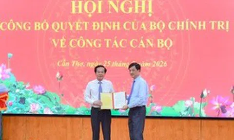Đồng chí Đỗ Thanh Bình giữ chức vụ Bí thư Thành ủy Cần Thơ