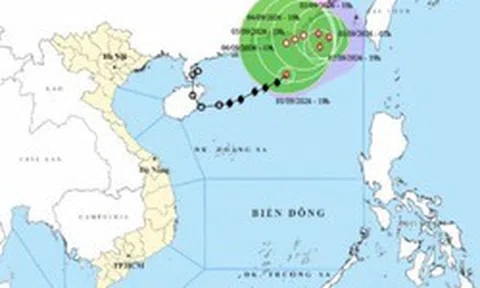 Bão số 5 di chuyển chậm dần, dự báo tồn tại nhiều ngày trên Biển Đông