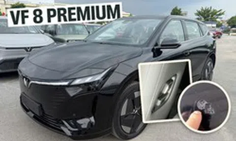 VinFast VF 8 bản cao cấp lộ trang bị mới: Chỉnh ghế như Camry, tính năng lạ tích hợp gương chiếu hậu