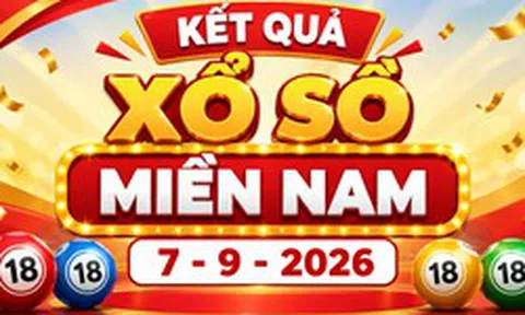 XSMN 7/9 - Kết quả xổ số miền Nam hôm nay 7/9/2026 - XSMN ngày 7 tháng 9
