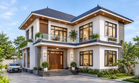 Xây nhà mái Nhật 2 tầng chữ L 90m² bao nhiêu tiền?