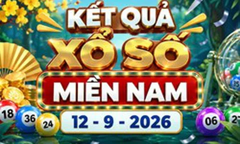 XSMN 12/9 - Kết quả XSMN ngày 12/9/2026 - Xổ số miền Nam ngày 12 tháng 9