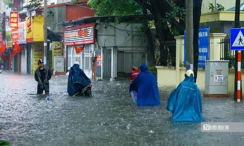 Áp thấp vào đất liền, có nơi mưa to "trắng trời" hơn 500mm