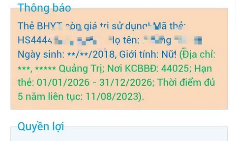 Thu BHYT học sinh ở Quảng Trị: Cần thống nhất thời điểm