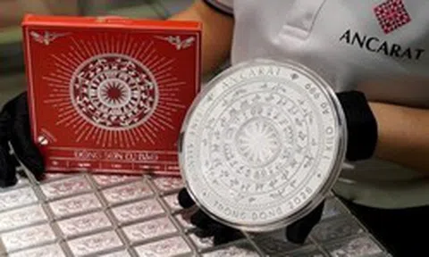 Giá bạc thỏi, bạc miếng ngày 25/9 tại Ancarat, DOJI, Bảo Tín Mạnh Hải, Sacombank