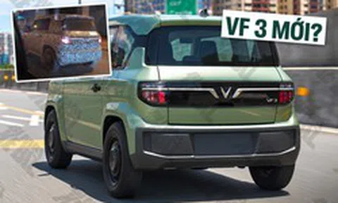 Rộ ảnh VinFast VF 3 với thiết kế mới trên đường: Bỏ vài chi tiết hầm hố, CĐM kỳ vọng một bản mở rộng khoang cabin