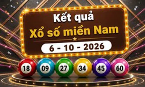 XSMN 6/10 - Kết quả xổ số miền Nam hôm nay ngày 6 tháng 10