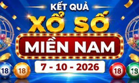 XSMN 7/10 - Kết quả xổ số miền Nam hôm nay ngày 7 tháng 10