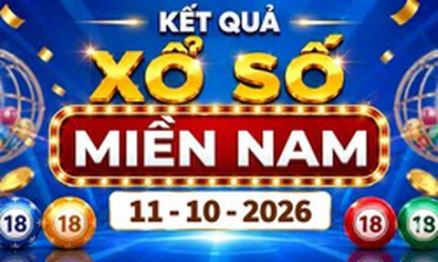 XSMN 11/10 - Kết quả xổ số miền Nam ngày 11 tháng 10
