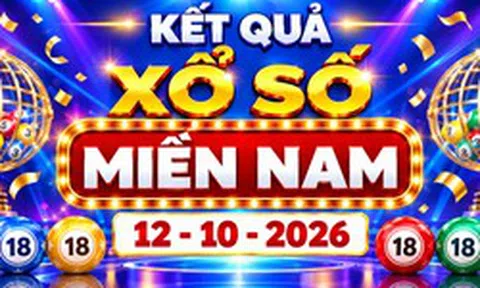 XSMN 12/10 - Kết quả xổ số miền Nam ngày 12 tháng 10