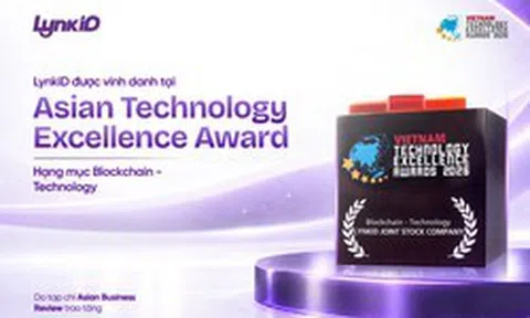 LynkiD được vinh danh tại Asian Technology Excellence Awards 2026 ở hạng mục Blockchain – Technology