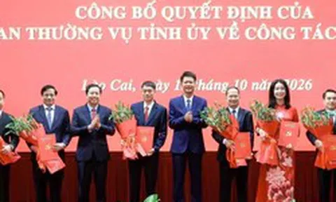 Công bố quyết định của Ban Thường vụ Tỉnh ủy Lào Cai về công tác cán bộ