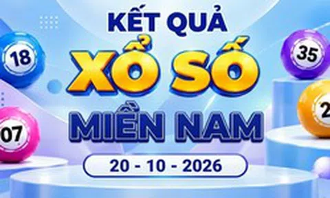 XSMN 20/10 - Kết quả xổ số miền Nam ngày 20 tháng 10