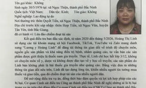 Ai từng mua thuốc nam gia truyền của “Lương y Hoàng Linh”, khẩn trương liên hệ công an trước ngày 31/12