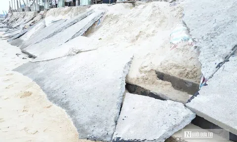 Quảng Trị: Biển xâm thực nghiêm trọng đe dọa đê kè và đời sống người dân