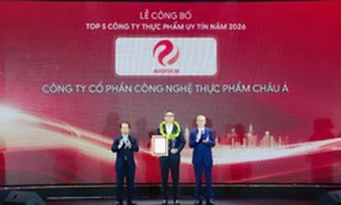 AFOTECH được vinh danh trong TOP 03 Công ty uy tín ngành Thực phẩm – Đồ uống năm 2026