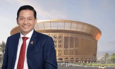 Đại gia gốc Thanh Hóa từng thi công vòm thép lớn nhất hành tinh chuẩn bị nâng mái thép 40.000 tấn lên trụ cao bằng tòa nhà 20 tầng tại sân vận động 135.000 chỗ của tỷ phú Phạm Nhật Vượng