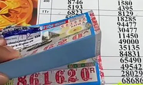 Một người ở Cà Mau trúng 16 vé số độc đắc, 144 vé an ủi