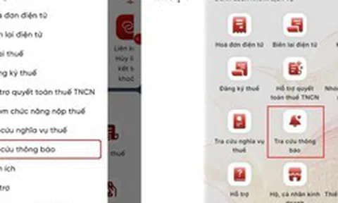Hướng dẫn tra cứu thông tin tạm hoãn xuất cảnh trên  eTax Mobile
