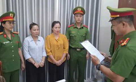 Bắt tạm giam Ngô Thị Vân SN 1971 và Ngô Thị Hồng Vân SN 1979