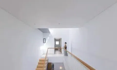 Ngôi nhà 66m² thiết kế lệch tầng để kết nối các không gian sinh hoạt