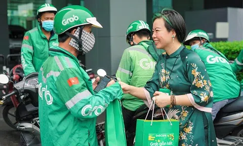 Grab lì xì đối tác tài xế nhân dịp Tết Quý Mão 2023
