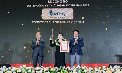 Năm thứ 4 liên tiếp VitaDairy vào top đầu những ông lớn ngành Sữa
