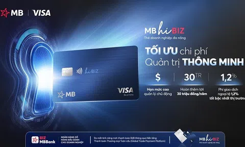 MB Visa Hi BIZ giúp doanh nghiệp linh hoạt chi tiêu và tăng hiệu quả vận hành