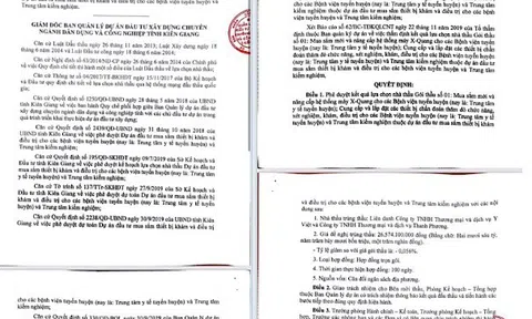 "Dấu ấn" của công ty Y Việt trong nhiều gói thầu y tế ở các địa phương
