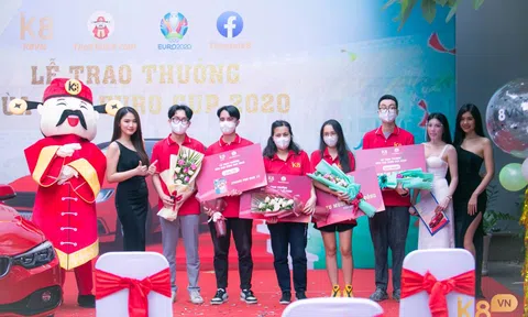 Lễ trao giải “Euro cup 2020 – bùng cháy cùng k8vn”