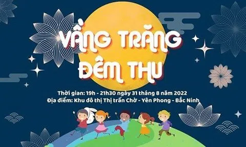 Bắc Ninh: Sắp diễn ra Chương trình “Vầng trăng đêm thu” do Trung tâm nghệ thuật Kim Phượng tổ chức